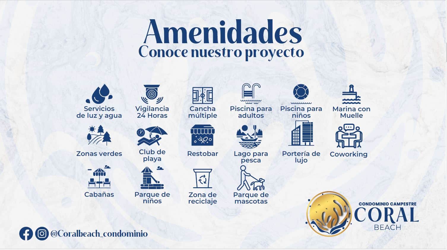 Amenidades Coral beach