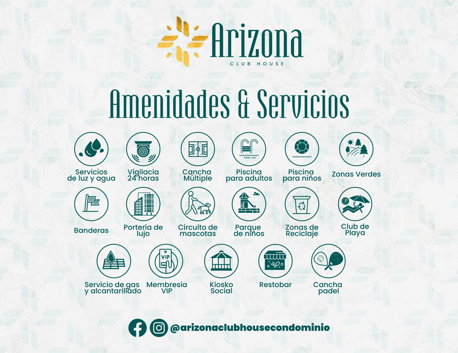 Amenidades ARIZONA CLUB HOUSE